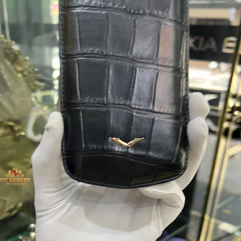 bao da vertu aster p da cá sấu pháp, bao da điện thoại vertu đẳng cấp