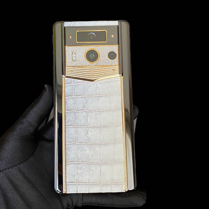 METAVERTU II gold mix diamond alligator