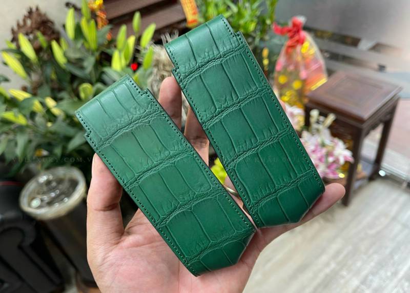 bao da vertu siganture s da cấu vàng khối, bao da điện thoại vertu - 05