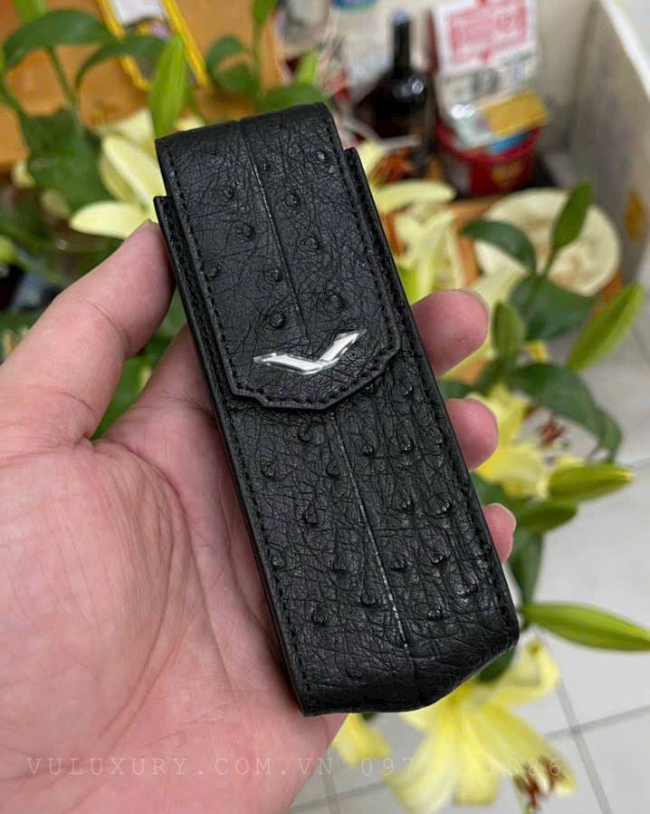 bao da vertu da đà điểu nắp đứng