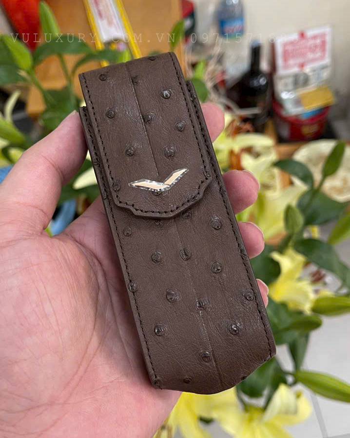 bao da vertu da đà điểu nắp đứng