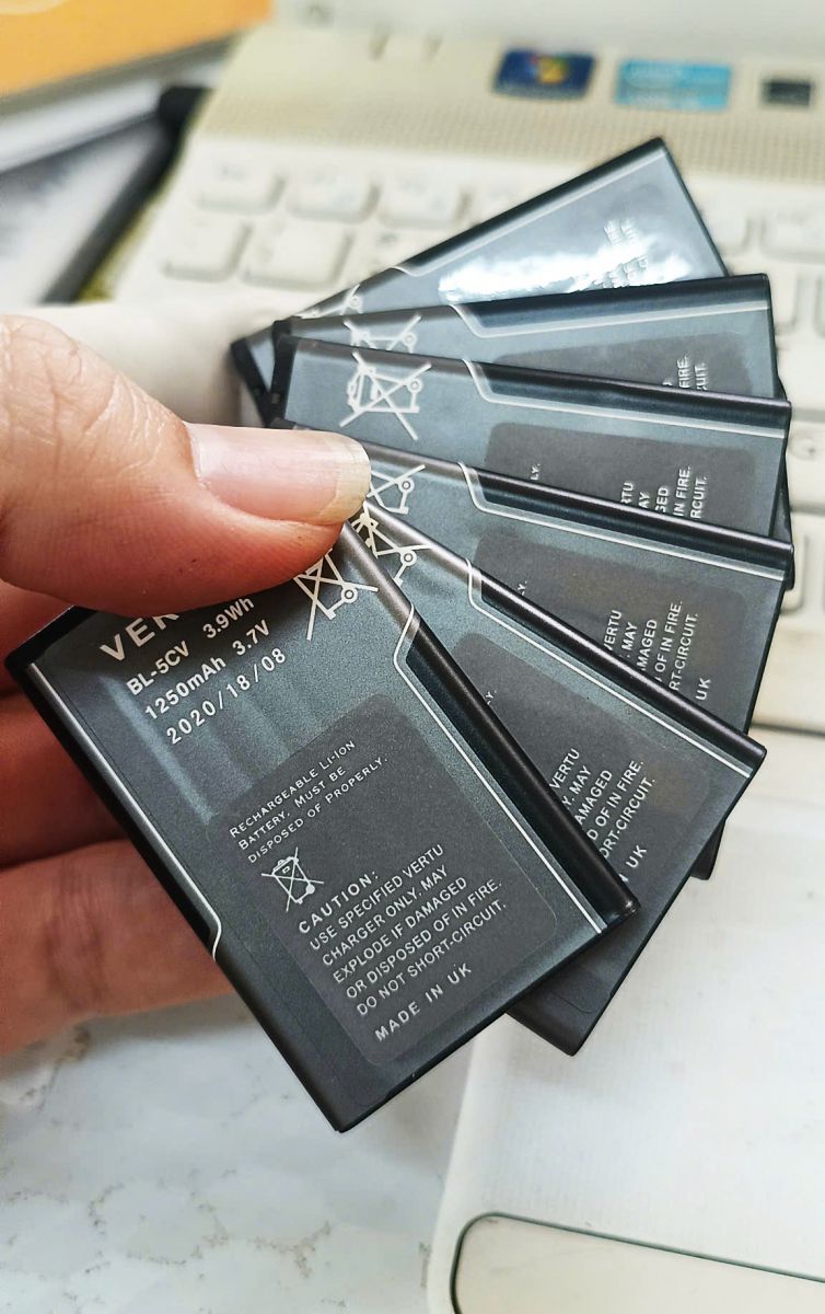 pin điện thoại vertu chính hãng, pin vertu signature s