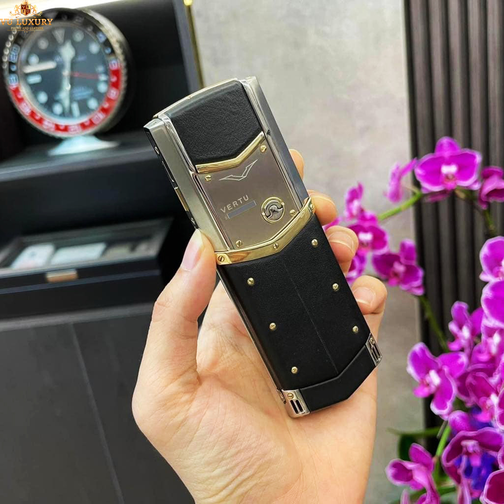 Điện Thoại Vertu Chính Hãng Signature S Thép Mix Gold 18K  giá rẻ-04