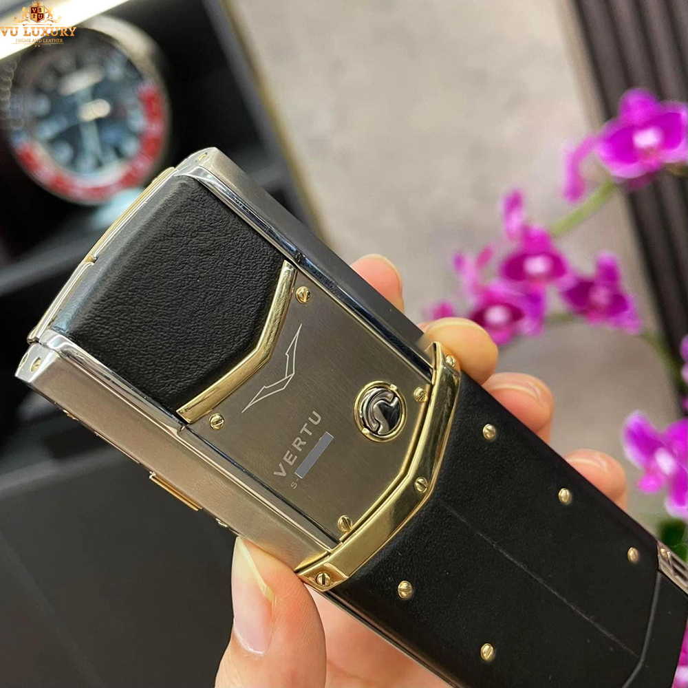 Điện Thoại Vertu Chính Hãng Signature S Thép Mix Gold 18K  giá rẻ-05