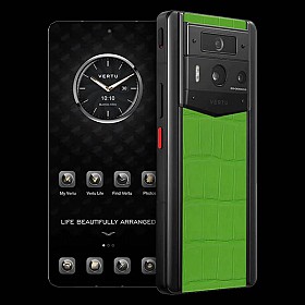 VERTU META 2 ALLIGATOR SKIN WEB3 AI PHONE - GREEN