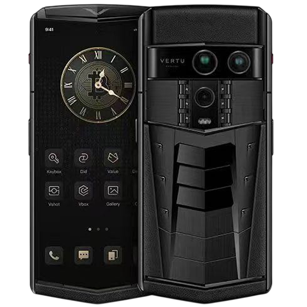+++ Vertu Agent Q Black Quality Kit Titanium Silver Supercar Ink Jade Black
