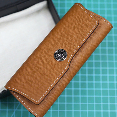 Bao Da XOR Cuộn Ngang Da Epsom Orange