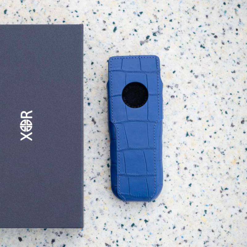 Bao Da XOR Cá Sấu Xanh Nắp Rút Da Pháp