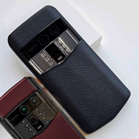 Ốp Lưng Vertu Agent Q Da Bê