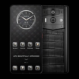 METAVERTU 2ND GENERATION ALLIGATOR WEB3 AI PHONE - BLACK