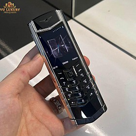 Vertu Signature S Steel Stainless Dimond Skin Alligator