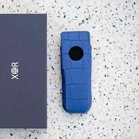 Bao Da XOR Cá Sấu Xanh Nắp Rút Da Pháp